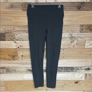 Zenana Outfitters size XL Dark Gray High-Waist Performance Legging with Pockets